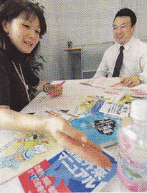 禁煙支援サービス 男性社員に指導